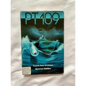 PT 109 IBM PC/XT/AT 5.25" Floppy Disk Version Complete In Box, Rare, HTF, OOP
